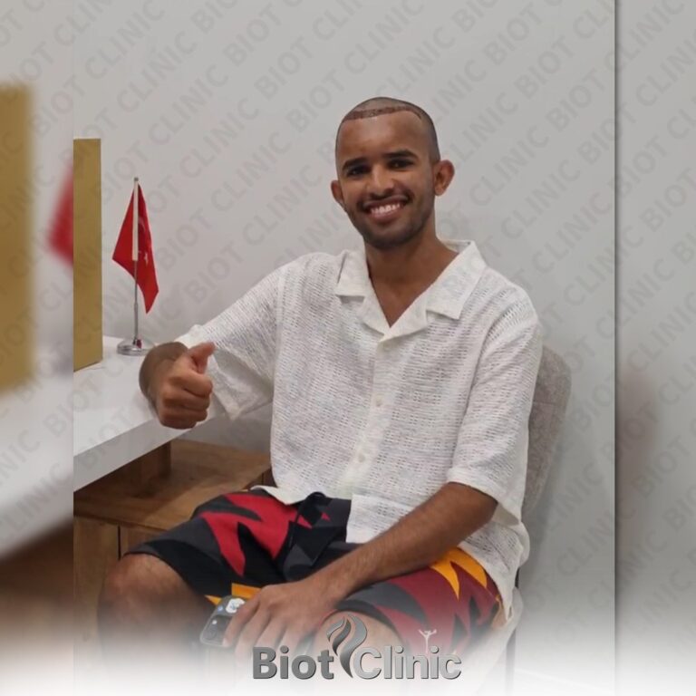 Happy Biot Clinic patient after treatment in Istanbul