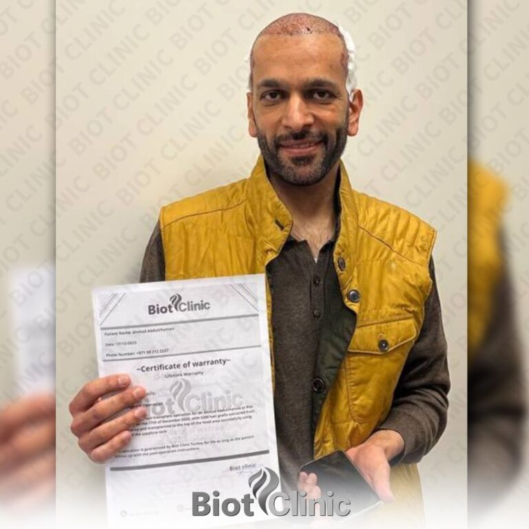 Happy Biot Clinic patient after treatment in Istanbul