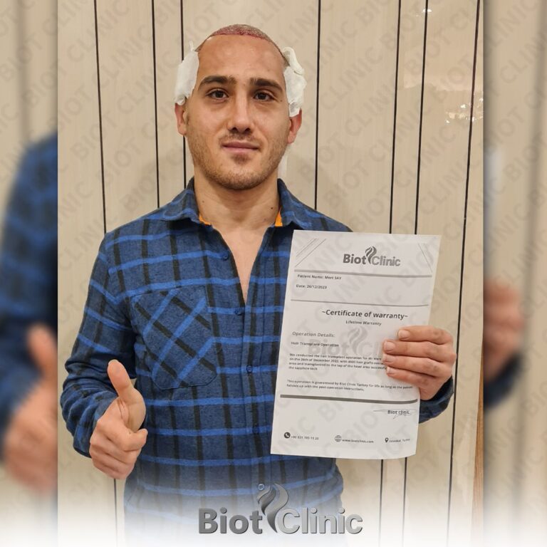 Happy Biot Clinic patient after treatment in Istanbul