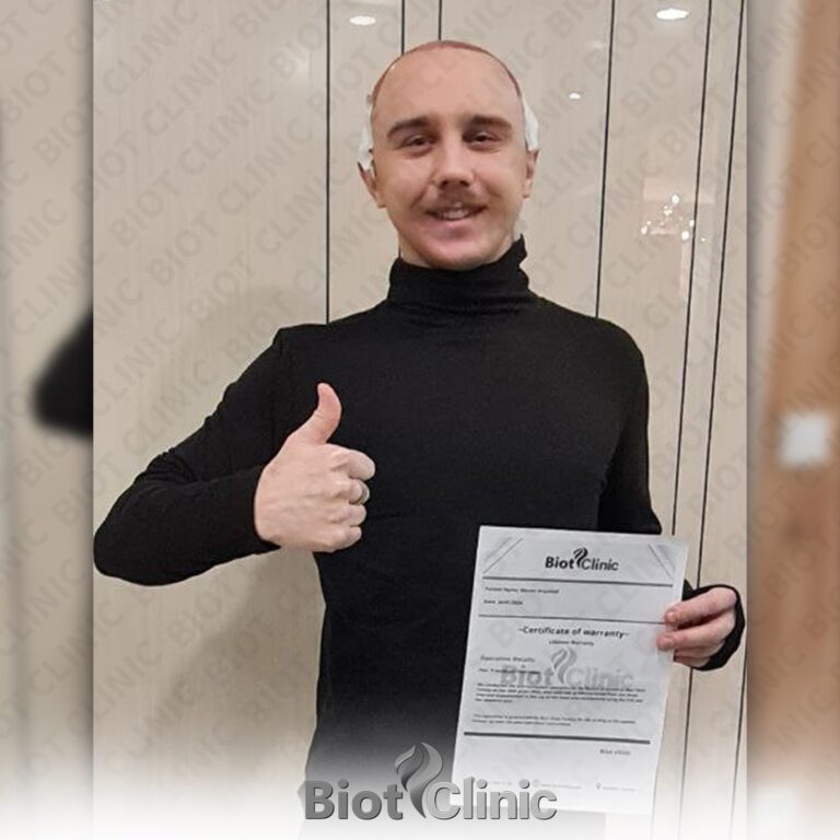 Happy Biot Clinic patient after treatment in Istanbul